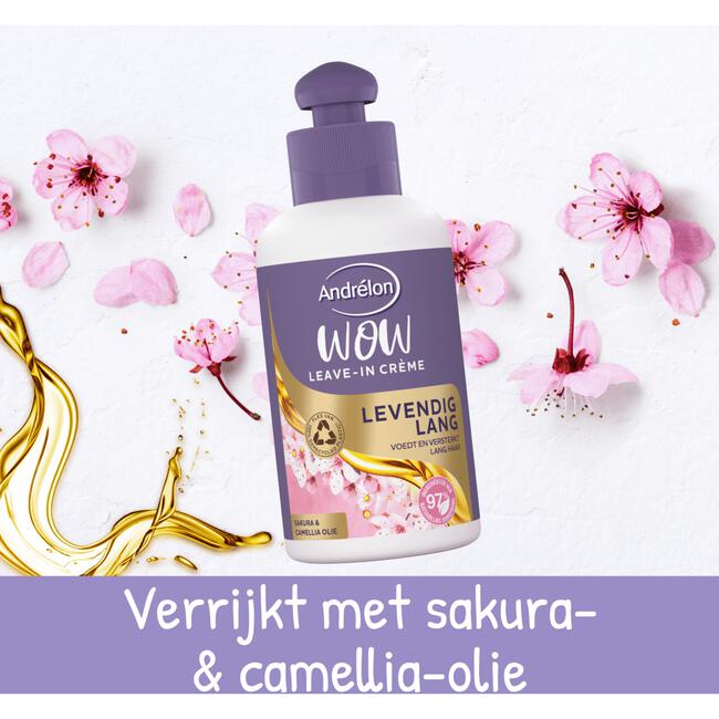 Andrelon levendig lang leave-in crème 200 ML