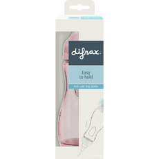 Difrax Handgreepfles Pink Opal 240 ML