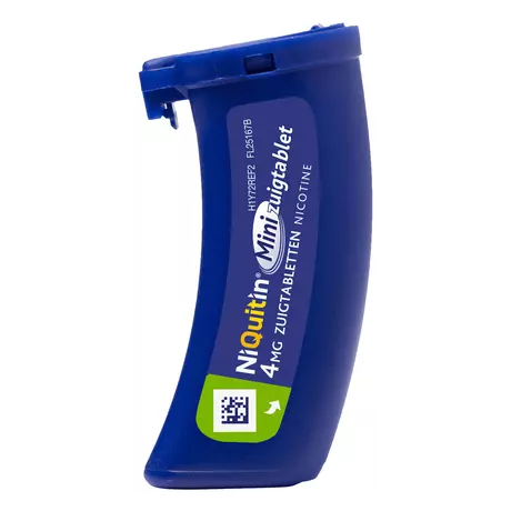 NiQuitin 4 MG Stoppen met Roken Mini Zuigtabletten 60 stuks
