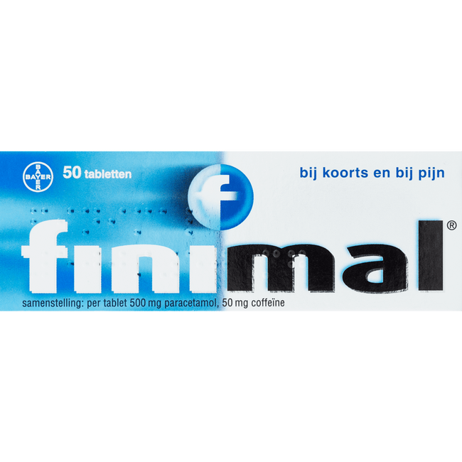 Finimal: einde aan hoofdpijn spierpijn en menstruatiepijn 50 tabletten
