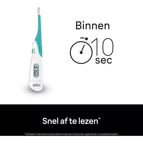 Braun Digitale Thermometer High Speed PRT1000