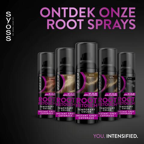 Syoss Uit Groeispray Middenbruin