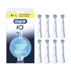 Oral-B iO Ultimate Clean Opzetborstels Wit 8 Stuks