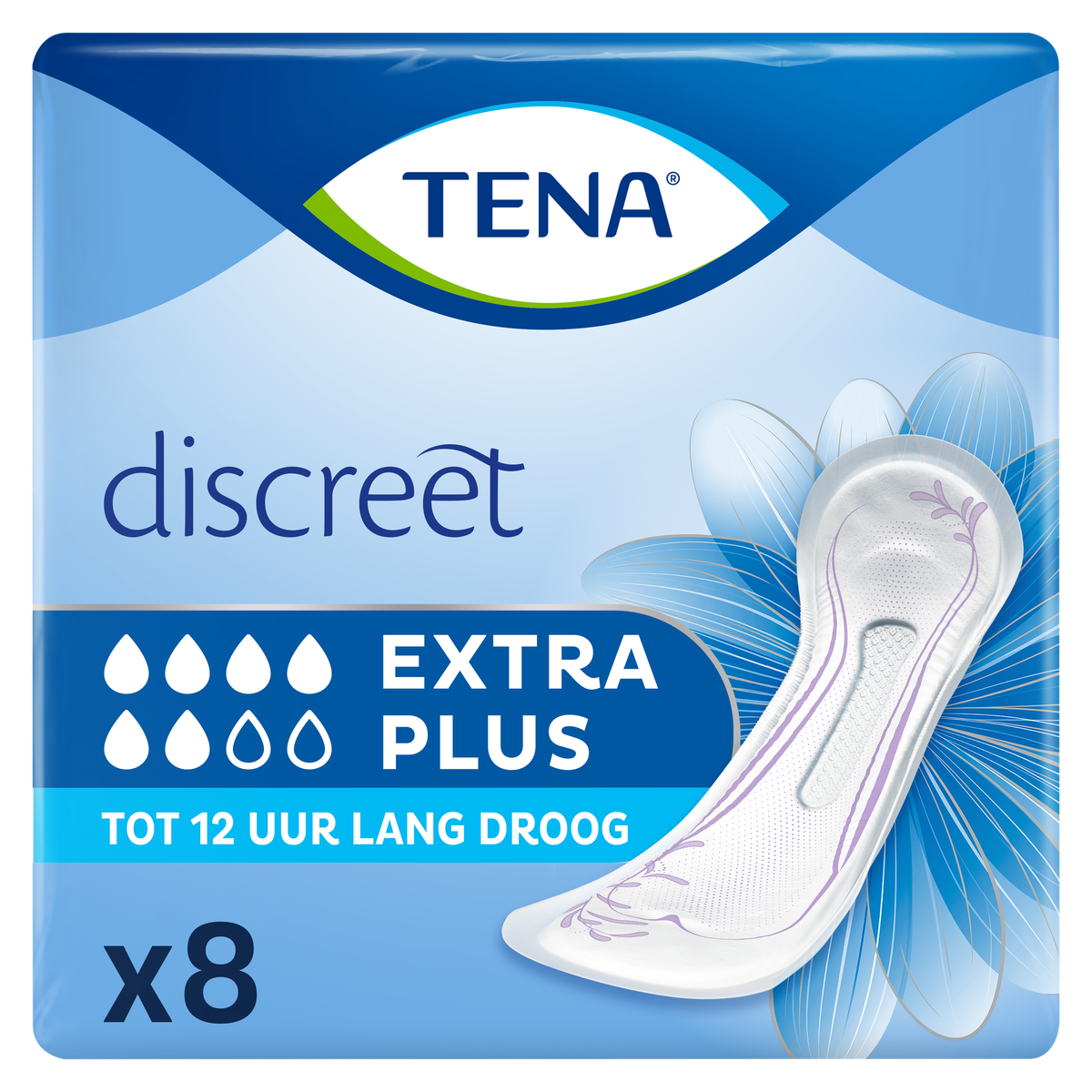 TENA Maandverband Discreet Extra - 8 stuks