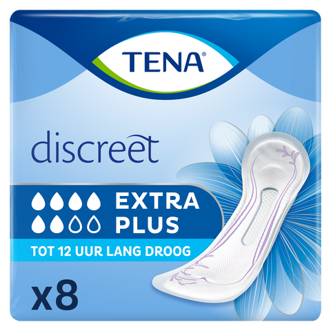 Tena Discreet Extra Plus Incontinentieverband 8 - 8 stuks