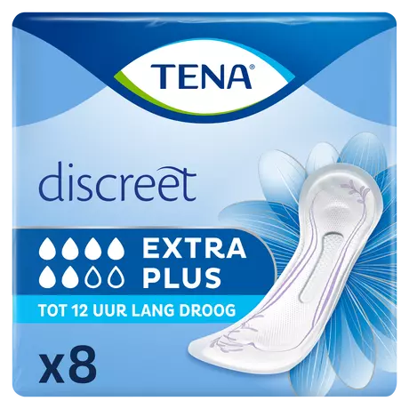TENA Discreet Extra Plus Incontinentieverband 8 stuks