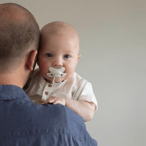 Difrax Fopspeen Naturel Lime Emerald 12 Maanden 