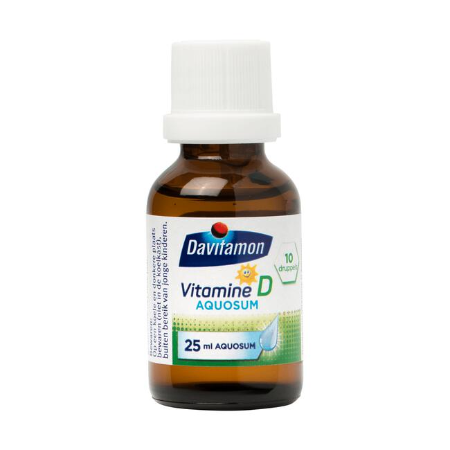 Toevlucht pijnlijk Sta in plaats daarvan op Davitamon Aquosum Vitamine D Druppels 25 ML | Etos