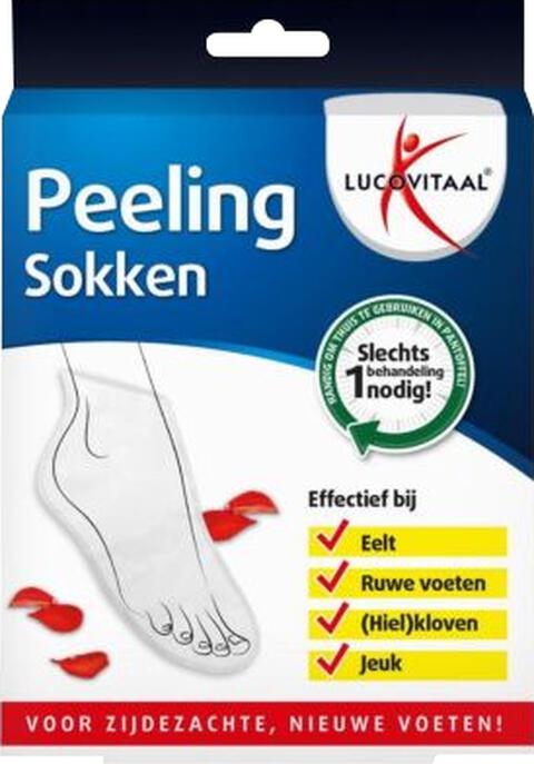 Lucovit peeling sokken