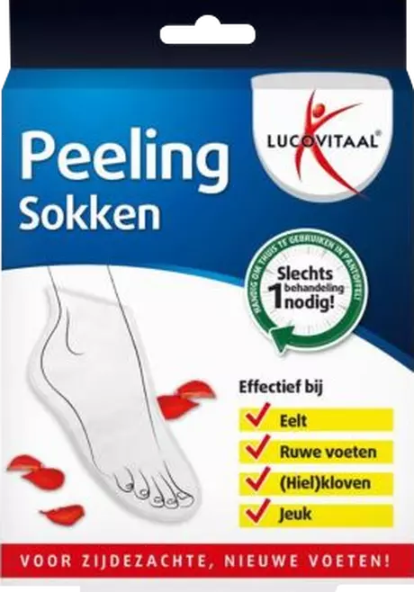Lucovitaal Peeling Sokken 1 stuk