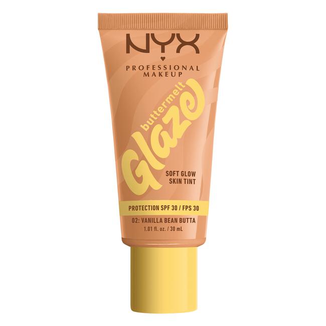 NYX Professional Makeup Buttermelt Glaze Skin Tint SPF 30 2 Vanilla Bean Butta