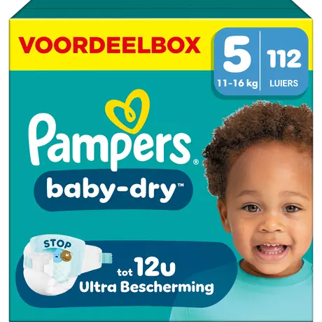 Pampers Baby Dry Voordeelbox Luiers Maat 5 11-16 kg 112 stuks
