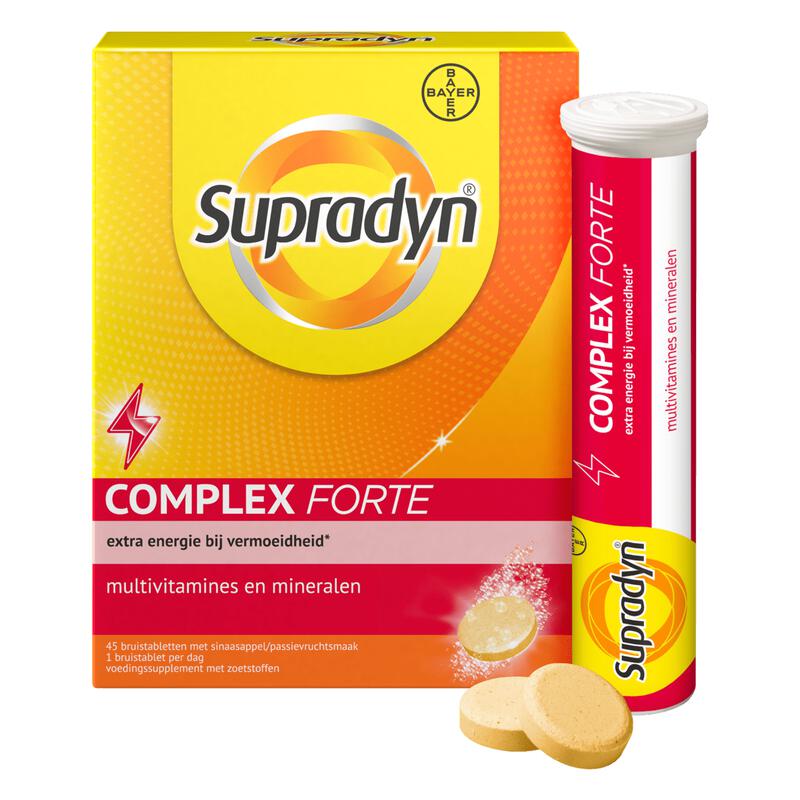 Supradyn Complex Forte Multivitamine Extra Energie Bruistabletten 45 stuks