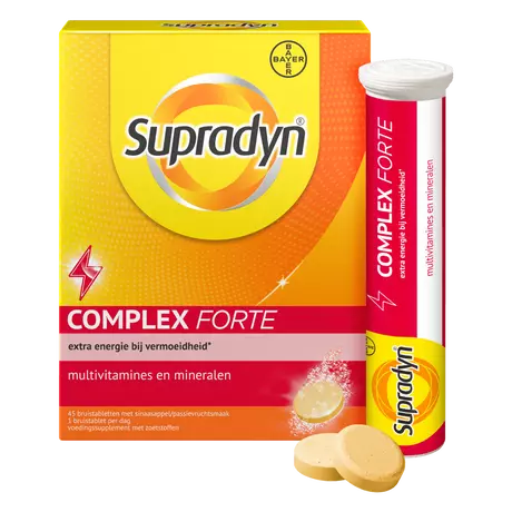 Supradyn Complex Forte Multivitamine Extra Energie Bruistabletten 45 stuks