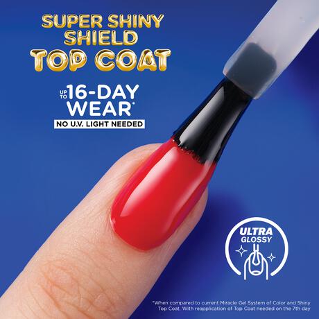Sally Hansen Miracle Gel Top Coat - Transparant - 115 SuperShiny Shield