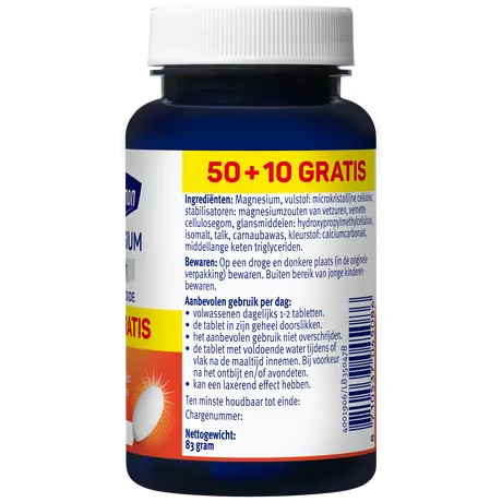 Davitamon Magnesium Citraat Tabletten 50+10 stuks