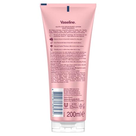 Vaseline Gluta-Hya Lotion Dewy Radiance 200 ML
