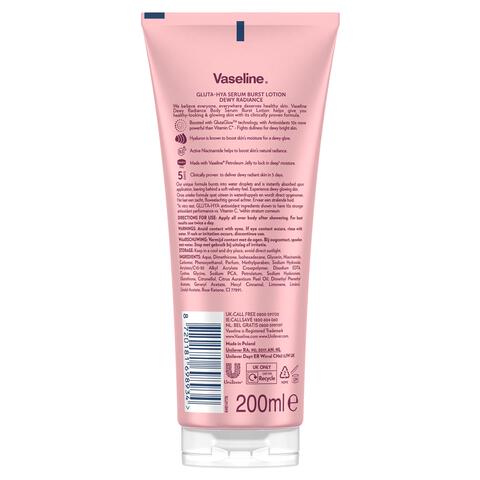 Vaseline Gluta-Hya Lotion Dewy Radiance 200 ML