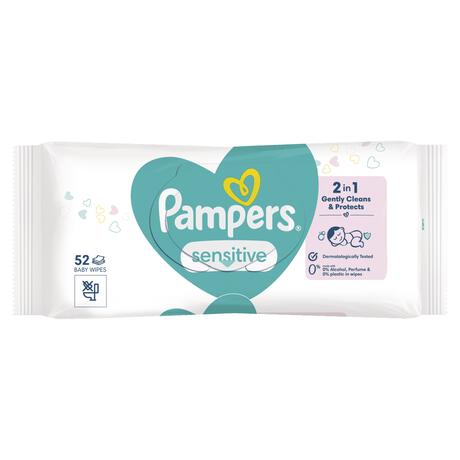Pampers Sensitive Billendoekjes 52 Stuks