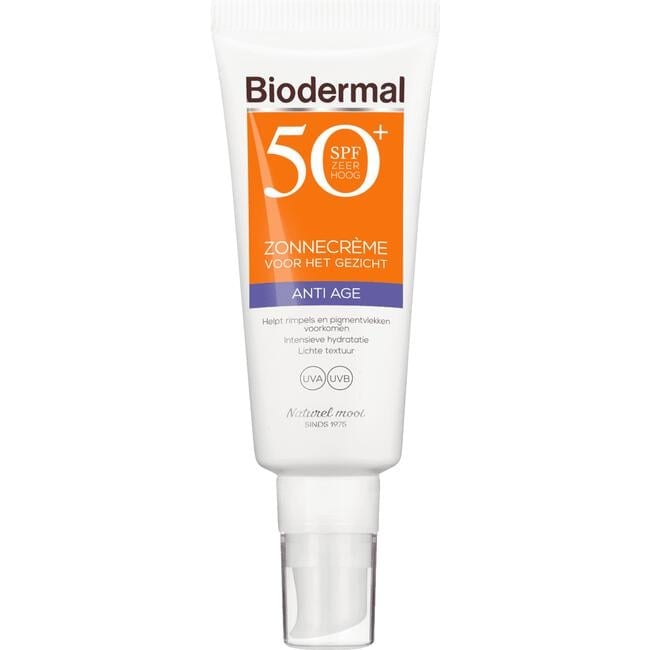 Biodermal Anti Age Zonnecrème Gezicht SPF50+ 40 ML