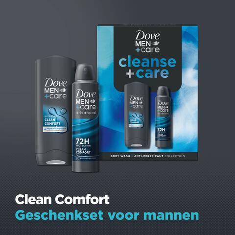 Dove Men+Care Clean Comfort Duo geschenkset 150ml + 250ml
