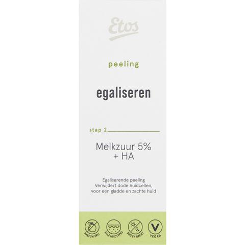 Etos Melkzuur 5% + HA Peeling Exfoliant 30 ML
