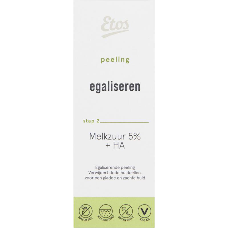 Etos Personalized Skincare Melkzuur 5% + HA Peeling Exfoliant 30 ML