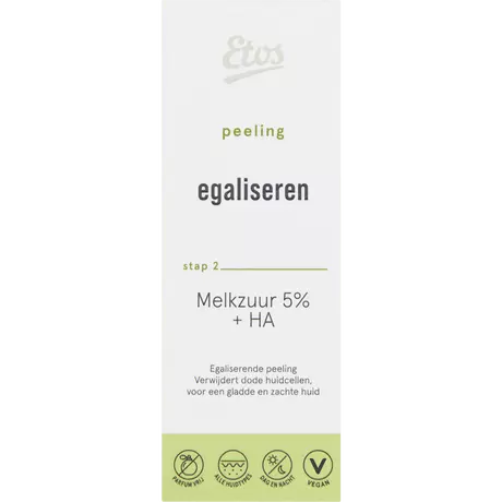 Etos Personalized Skincare Melkzuur 5% + HA&nbsp;Peeling Exfoliant 30 ML
