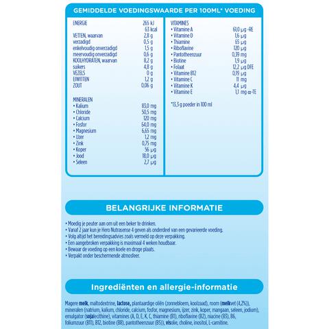 Hero Nutrasense Classic Peutermelk 4 (2+jr) met melkvet 700 GR