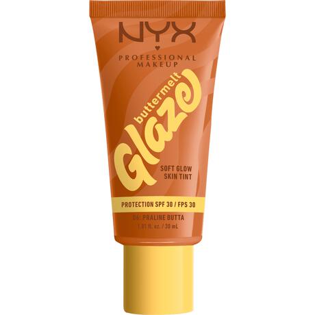 NYX Professional Makeup Buttermelt Glaze Skin Tint SPF 30 6 Praline Butta