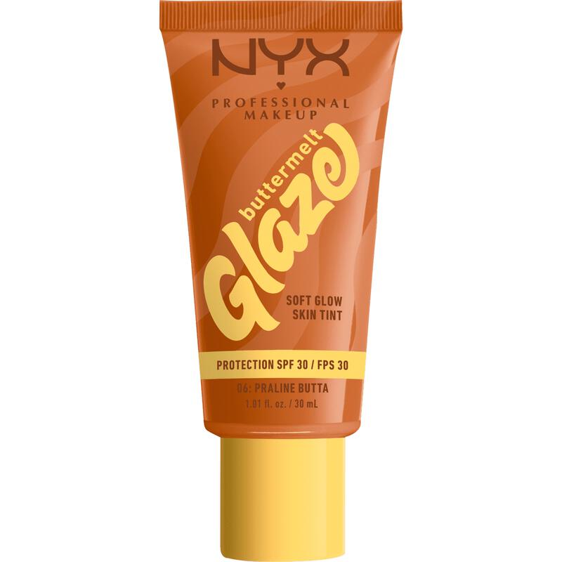 NYX Professional Makeup Buttermelt Glaze Skin Tint SPF30 6 Praline Butta