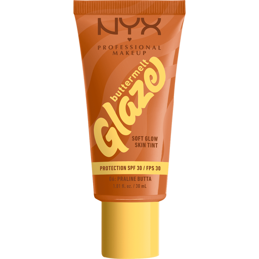 NYX Professional Makeup Buttermelt Glaze Skin Tint SPF30 6 Praline Butta