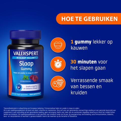 Valdispert Slaap Gummies 45 stuks