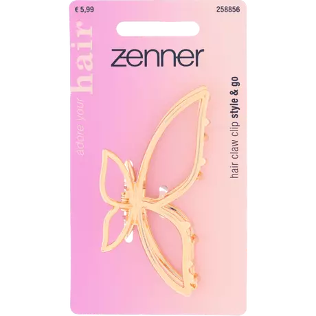 Zenner Haarklem Vlinder Goud