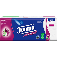 Tempo Complete Care 4-Laags Zakdoekjes 10 pakjes