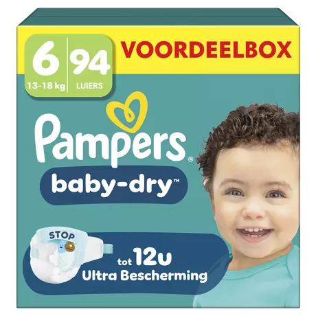 Pampers Baby Dry Voordeelbox Luiers Maat 6 13-18 kg 94 stuks