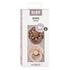 BIBS Boheme Fopspeen Rond Latex Maat 2 Woodchuck/Blush 2 stuks