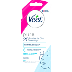 Veet Minima Ontharingsstrips Gezicht Hypoallergeen 20 stuks