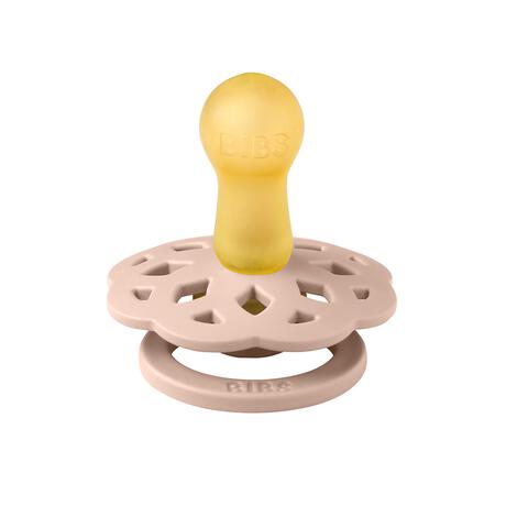 BIBS Boheme Fopspeen Rond Latex Maat 2 Woodchuck/Blush 2 stuks