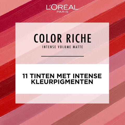 L'Oréal Paris Color Riche Intense Volume Matte Lipstick Rood 336 Le Rouge Avant-Garde 1,8 GR