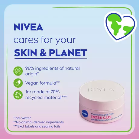 NIVEA Rose Care Hydraterende Gel Creme 50 ML