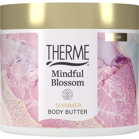 Therme Mindful Blossom Shimmer Glow Body Butter 225 Gram
