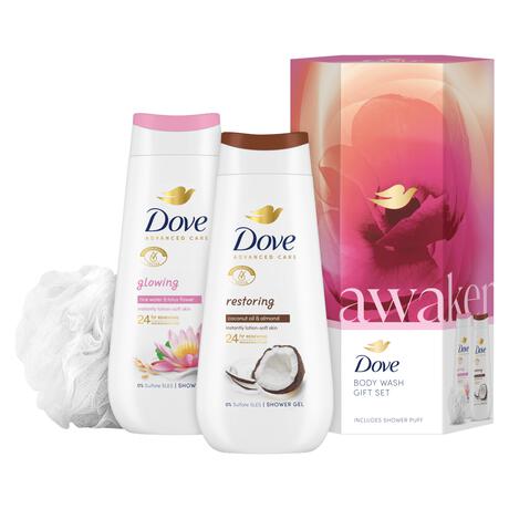 Dove Advanced Care Relaxing Duo Gift Set Awaken Geschenkset