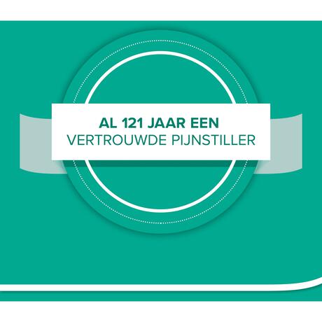 Aspirine 500 mg helpt bij pijn 20 tabletten