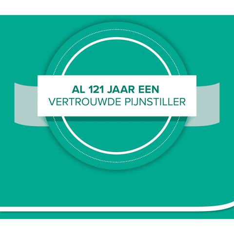 Aspirine 500 mg helpt bij pijn 20 tabletten