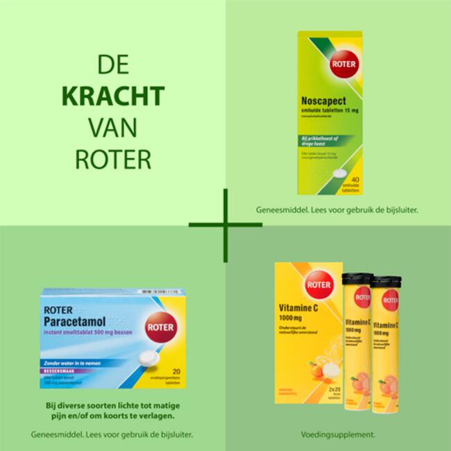 Roter Noscapect 40 omhulde tabletten