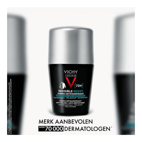 Vichy Homme Deodorant Invisible Resist 72u