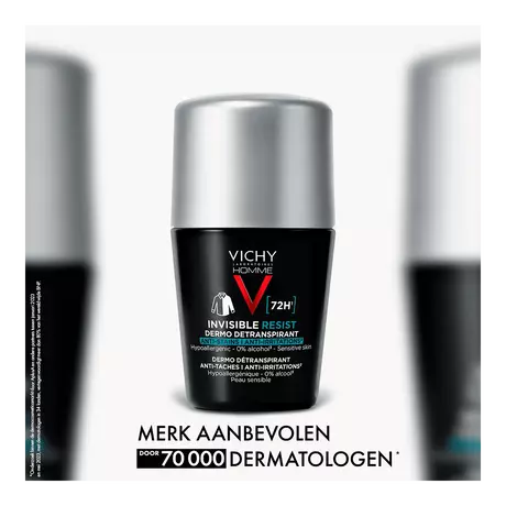 Vichy Homme Deodorant Invisible Resist 72u
