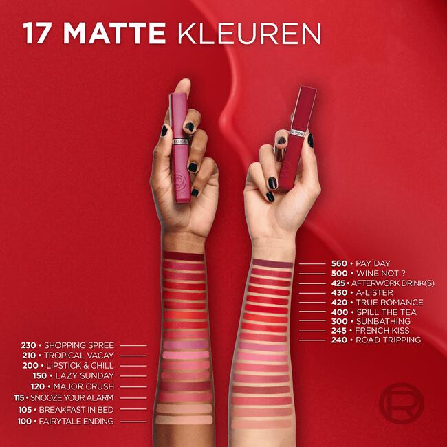 L'Oreal Paris Matte Resistance Lipstick 105 Breakfast In Bed