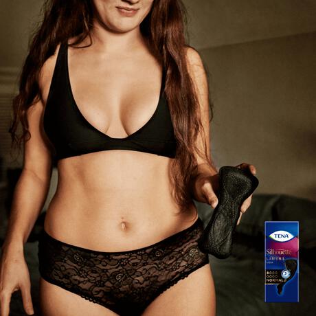 TENA Silhouette Noir Inlegkruisjes 26 stuks